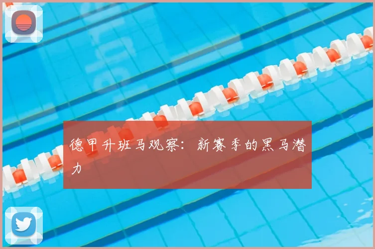 德甲升班马观察：新赛季的黑马潜力